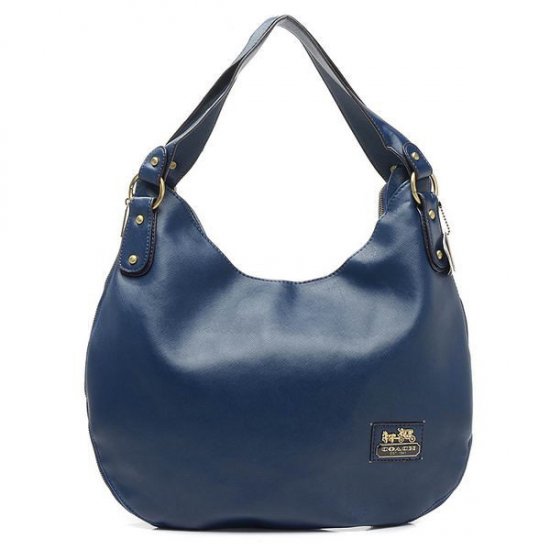 Coach City Logo Large Navy Hobo BWE | Coach Outlet Canada